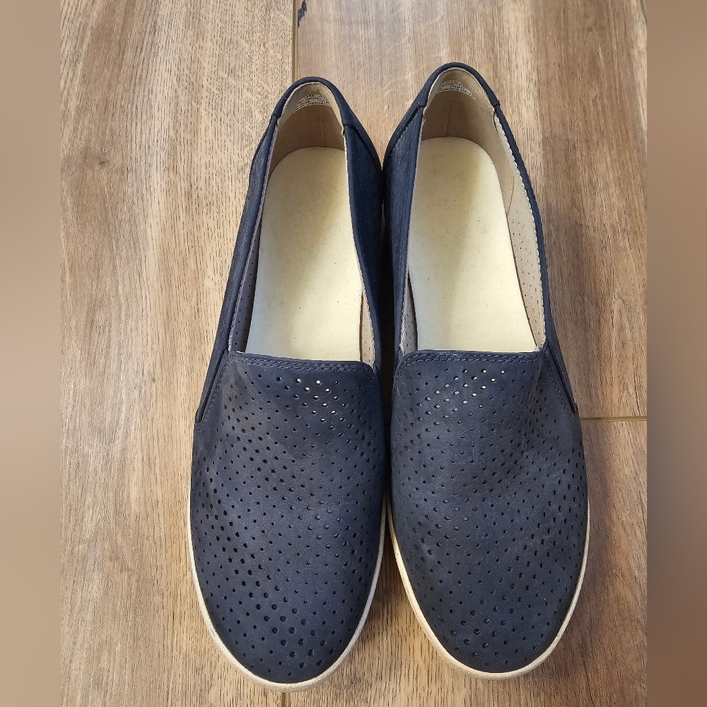 Dansko Women's Slip-On Loafers Navy Blue - Size 38